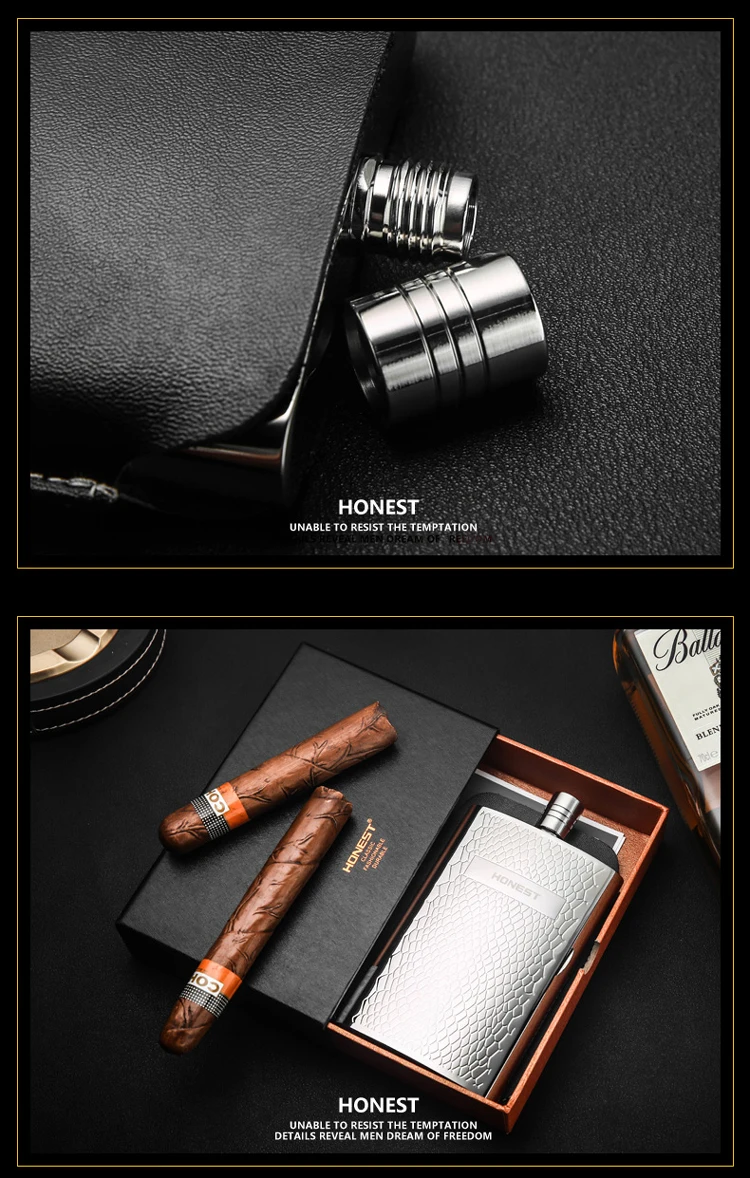 Generic Portable Hip Flask 5oz 150ml Whisky Bottle Stainless Steel 304