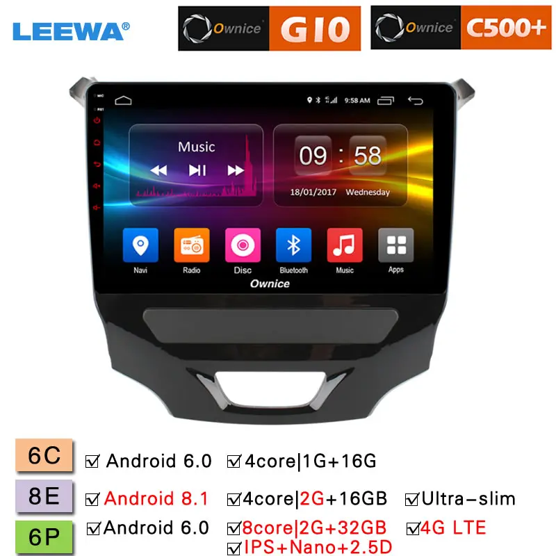 LEEWA 9" 2.5D Nano IPS Screen Android 8.1 Octa Core/DDR3 2G/32G/4G LTE Car Media Player With GPS/FM/AM RDS For Chevrolet Cruze
LEEWA 9" 2.5D Nano IPS Screen Android 8.1 Octa Core/DDR3 2G/32G/4G LTE Car Media Player With GPS/FM/AM RDS For Chevrolet Cruze