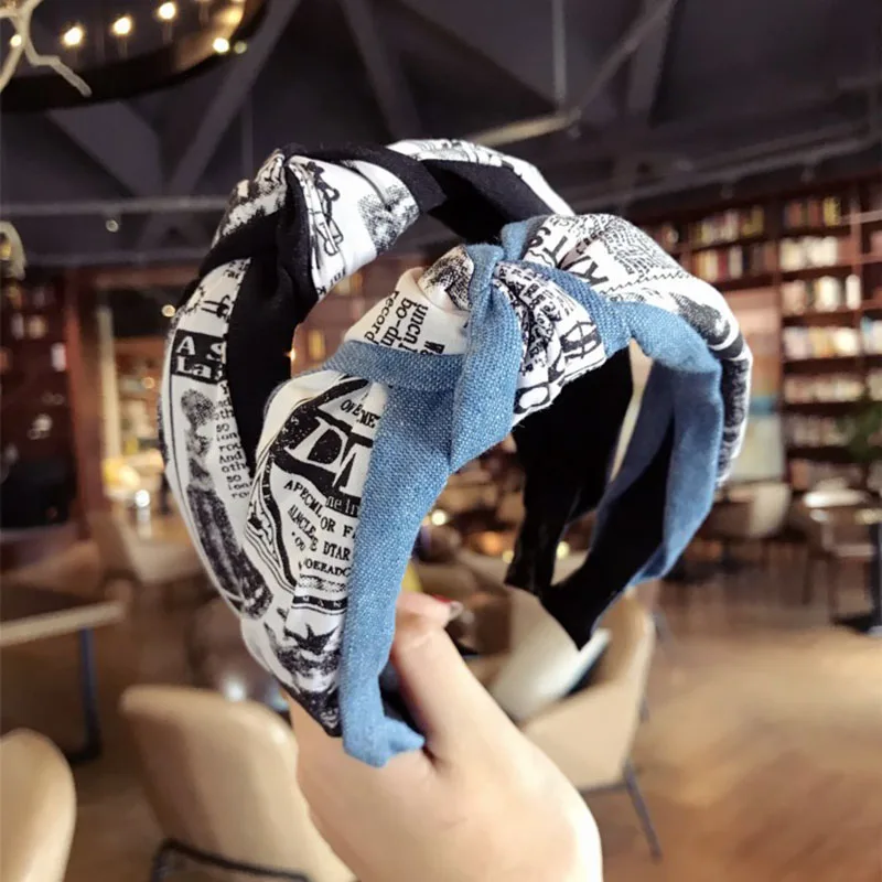 Korea Retro Cowboy Fabric Letter Bows Hair Accessories for Girls Knotted Hairbands Hoop Fashion Denim Headband Hair Accessories
Korea Retro Cowboy Fabric Letter Bows Hair Accessories for Girls Knotted Hairbands Hoop Fashion Denim Headband Hair Accessories