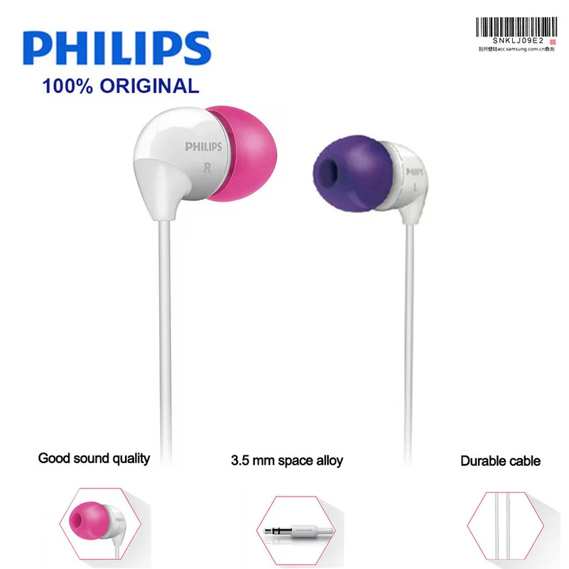 Original Philips She3501 In-ear Earphone Flat Head Earbuds 3.5mm Wired Microphone Headsets Super Bass For Mp3 Player
Original Philips She3501 In-ear Earphone Flat Head Earbuds 3.5mm Wired Microphone Headsets Super Bass For Mp3 Player