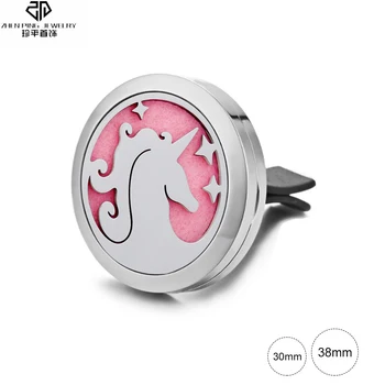 Stylish Unicorn Car Diffuser Vent Clip Stainless Steel Magnetic Locket Aromatherapy Essential Oil Diffuser Locket
Stylish Unicorn Car Diffuser Vent Clip Stainless Steel Magnetic Locket Aromatherapy Essential Oil Diffuser Locket