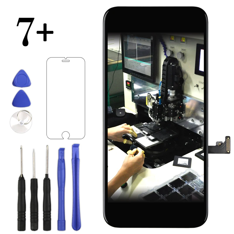 5 PCS/LOT for iPhone 7 plus lcd with touch Good quality DHL free shipping with earmesh and cameral holder
5 PCS/LOT for iPhone 7 plus lcd with touch Good quality DHL free shipping with earmesh and cameral holder
