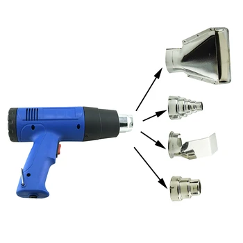 Heat Gun Hot Air Gun Dual Temperature+4 Nozzles Power Tool 1500W 110V Heater Gun
Heat Gun Hot Air Gun Dual Temperature+4 Nozzles Power Tool 1500W 110V Heater Gun