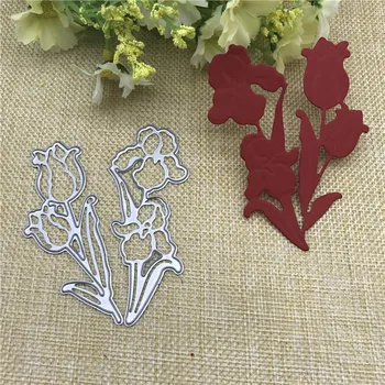 Tulip flower Metal Cutting Dies Stencils for DIY Scrapbooking/photo album Decorative Embossing DIY Paper Cards
Tulip flower Metal Cutting Dies Stencils for DIY Scrapbooking/photo album Decorative Embossing DIY Paper Cards