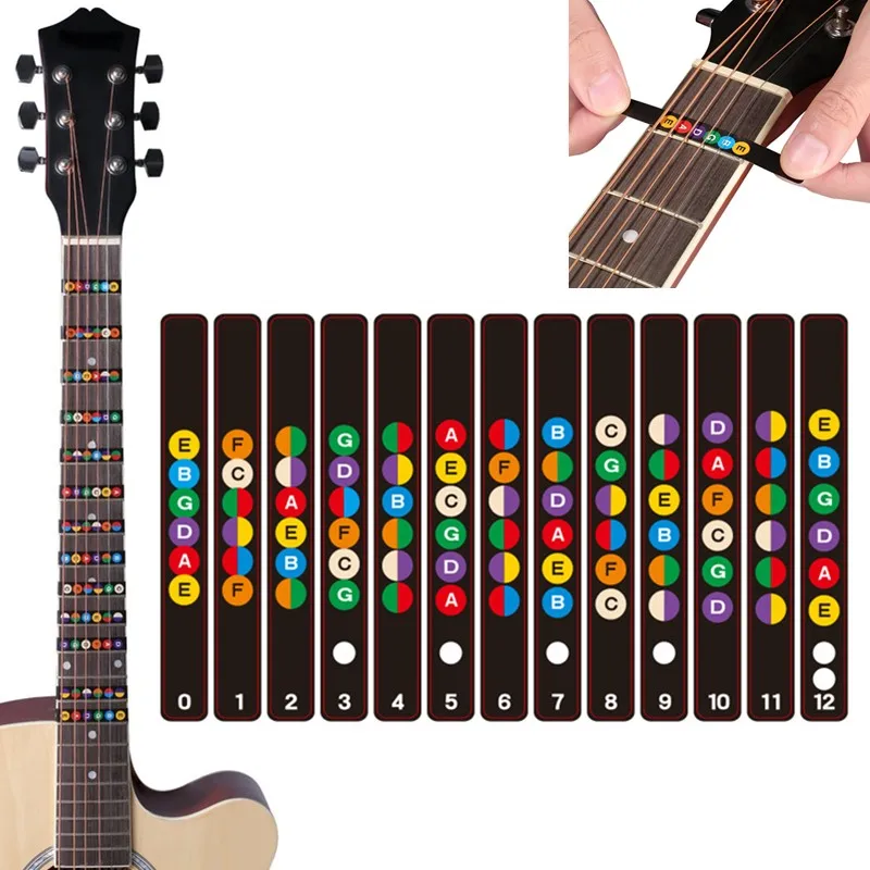 Water Resistant Universal Guitar Fretboard Note Labels Fingerboard Fret Stickers 2 Colors Optional Guitar Sticker HOT
Water Resistant Universal Guitar Fretboard Note Labels Fingerboard Fret Stickers 2 Colors Optional Guitar Sticker HOT