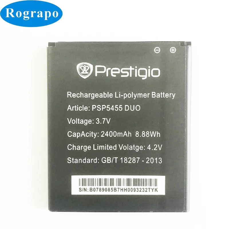 3.7V 2400mAh Replacement PSP5455 Battery For Prestigio PSP 5455 DUO Bateria Batterie Mobile Phone Batteries
3.7V 2400mAh Replacement PSP5455 Battery For Prestigio PSP 5455 DUO Bateria Batterie Mobile Phone Batteries