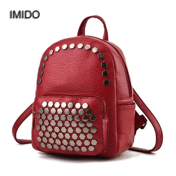 IMIDO Brand Designer backpacks for women pu Leather shoulder bags travel female backpack Rucksack mochila feminina sac SLD122
IMIDO Brand Designer backpacks for women pu Leather shoulder bags travel female backpack Rucksack mochila feminina sac SLD122