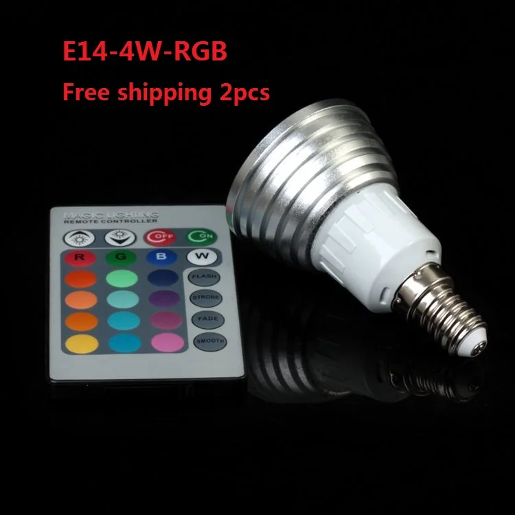 16 Colors Changing RGB LED Lamp 4.5W E14 AC85-265V RGB LED Bulb Lamp Spotlight With Remote Control
16 Colors Changing RGB LED Lamp 4.5W E14 AC85-265V RGB LED Bulb Lamp Spotlight With Remote Control