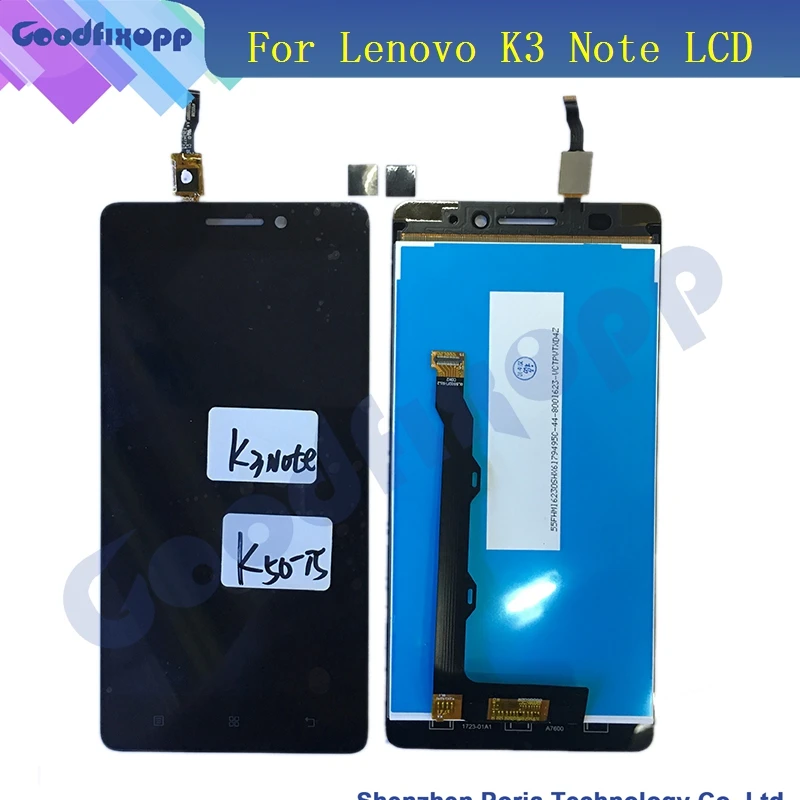 LEN003 For Lenovo K50-T5 K3 Note LCD Display+Touch Screen Digitizer Assembly LCD With Frame Original Used Replacement Parts (2)