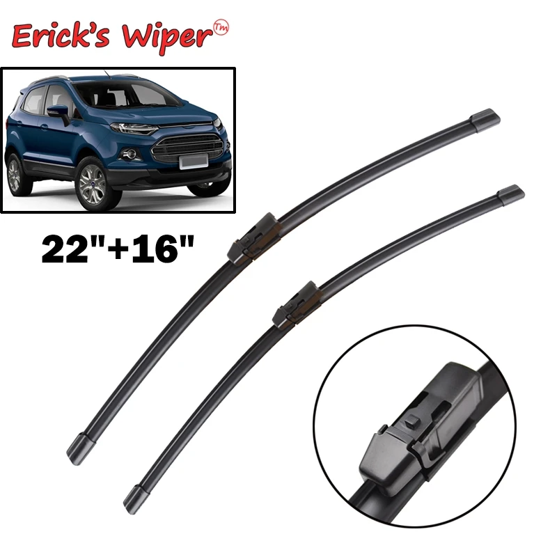 Erick's Wiper LHD & RHD Front Wiper Blades For Ford Ecosport 2013 2014 2015 Windshield Windscreen Front Window 22''+16''
Erick's Wiper LHD & RHD Front Wiper Blades For Ford Ecosport 2013 2014 2015 Windshield Windscreen Front Window 22''+16''