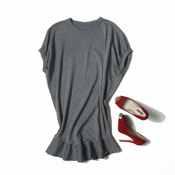 Veydu 2019 Summer Women Casual O-neck Batwing Sleeve Mermaid Peplum Loose Mini Knitted Party Work To Wear Dress
Veydu 2019 Summer Women Casual O-neck Batwing Sleeve Mermaid Peplum Loose Mini Knitted Party Work To Wear Dress