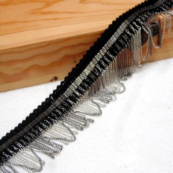 Fancy lace 5CM wide iron chain fringed lace, Tassel lace trim / clothing long side / clothing accessories edge
Fancy lace 5CM wide iron chain fringed lace, Tassel lace trim / clothing long side / clothing accessories edge