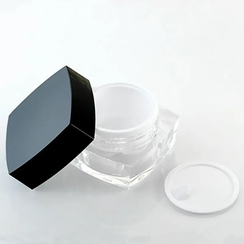 10pcs/lot 5g 10g 15g 30g 50g Square Cube Acrylic Jar Clear Cream Pot Mini Cosmetic Container Makeup Sample Jar Packaging Bottle
10pcs/lot 5g 10g 15g 30g 50g Square Cube Acrylic Jar Clear Cream Pot Mini Cosmetic Container Makeup Sample Jar Packaging Bottle
