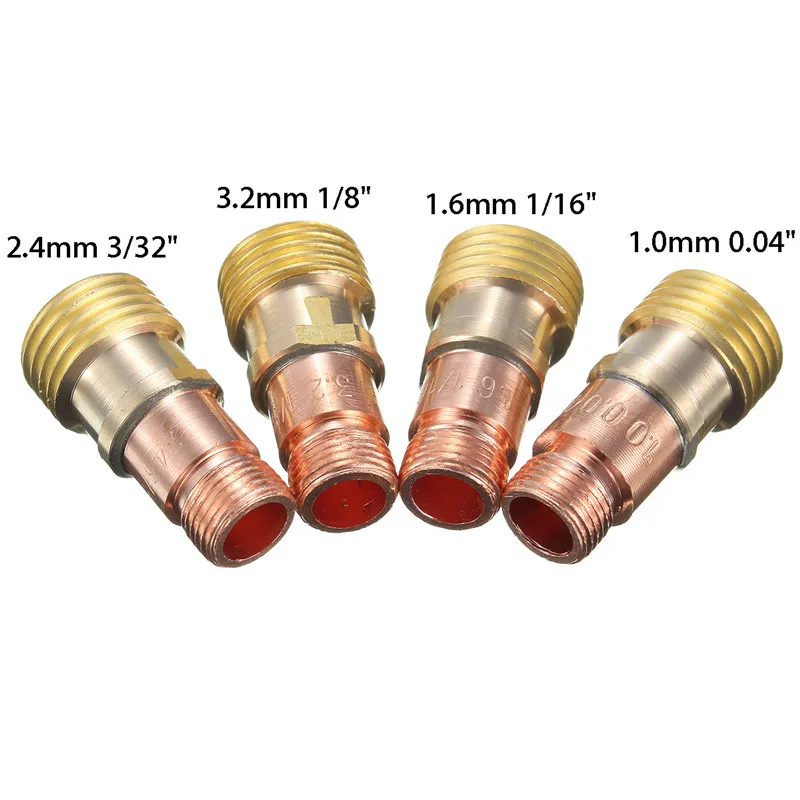 Brass Tig Welding Torch Collets Body Stubby Gas Lens Kit For Tig WP-17/18/26 Torch Welding Accessories 14x28.1mm Welding Tig
Brass Tig Welding Torch Collets Body Stubby Gas Lens Kit For Tig WP-17/18/26 Torch Welding Accessories 14x28.1mm Welding Tig