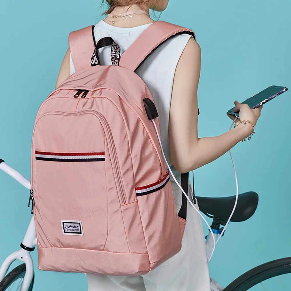Backpack Korean Version Of The Large-Capacity Student Bag Backpack With USB Headset Hole Water-Proof Computer Bag
Backpack Korean Version Of The Large-Capacity Student Bag Backpack With USB Headset Hole Water-Proof Computer Bag