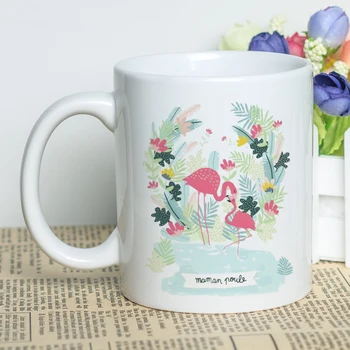 New Bone China Mug with Flamingo Print Gift Ceramic Tea Mug Fantastic Present for Her Unique Designed Flamingo Coffee Cup 
New Bone China Mug with Flamingo Print Gift Ceramic Tea Mug Fantastic Present for Her Unique Designed Flamingo Coffee Cup
