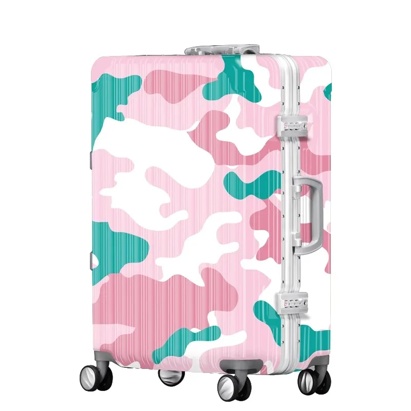Fashion camouflage printing trolley suitcase men travel rolling luggage women carry ons personality suitcase 20"24"28" inch
Fashion camouflage printing trolley suitcase men travel rolling luggage women carry ons personality suitcase 20"24"28" inch