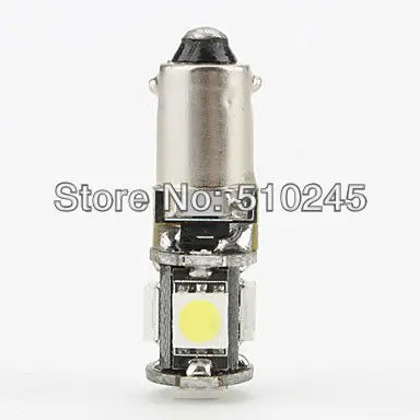 10x Free shipping Car Auto LED BA9S 6523 1895 H6W T4W 5 led smd 5050 CANBUS OBC ERROR FREE LED Light Bulb Lamp 5SMD White
10x Free shipping Car Auto LED BA9S 6523 1895 H6W T4W 5 led smd 5050 CANBUS OBC ERROR FREE LED Light Bulb Lamp 5SMD White