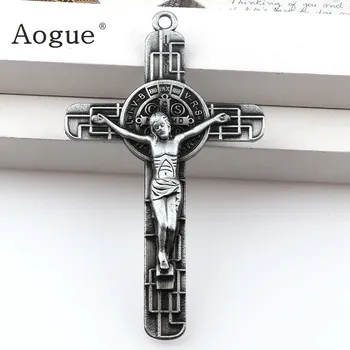 Medal Of Saint Benedict Cross Jesus Christian Jewelry Crosses Charms St Benedict Crucifix Pendants For Key chain Pendants
Medal Of Saint Benedict Cross Jesus Christian Jewelry Crosses Charms St Benedict Crucifix Pendants For Key chain Pendants
