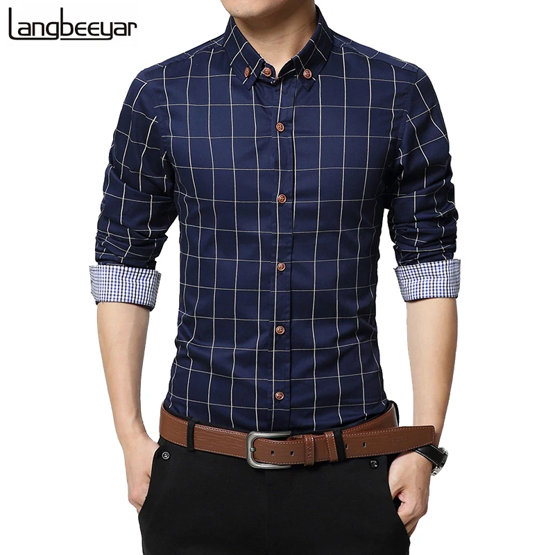 New Autumn Fashion Brand Men Clothes Slim Fit Men Long Sleeve Shirt Men Plaid Cotton Casual Men Shirt Social Plus Size M-5XL
New Autumn Fashion Brand Men Clothes Slim Fit Men Long Sleeve Shirt Men Plaid Cotton Casual Men Shirt Social Plus Size M-5XL