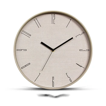 12 Inch Wall Clock Plastic/glass Cloth Texture Needle 12 Hours Digital Hanging Wall Watch Quiet Clocks Household Decoration Art
12 Inch Wall Clock Plastic/glass Cloth Texture Needle 12 Hours Digital Hanging Wall Watch Quiet Clocks Household Decoration Art