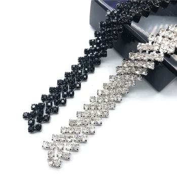 5 Yards/lot 5 Rows Crystal Rhinestone Cup Chain Trim for DIY Clothes Accessory Dress Belts Headpiece Jewelry Making
5 Yards/lot 5 Rows Crystal Rhinestone Cup Chain Trim for DIY Clothes Accessory Dress Belts Headpiece Jewelry Making