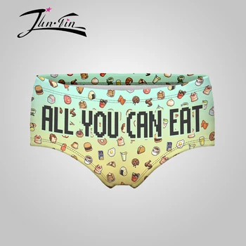 all you can eat 3D Print Sexy Panties women boxer Underwear Briefs calcinha de renda
all you can eat 3D Print Sexy Panties women boxer Underwear Briefs calcinha de renda