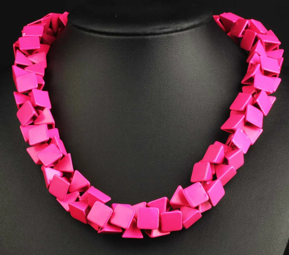 Newest Gorgeous Fashion Necklace Jewelry Hot Pink Department bib Statement Women Choker Necklaces & Pendants Q689-90
Newest Gorgeous Fashion Necklace Jewelry Hot Pink Department bib Statement Women Choker Necklaces & Pendants Q689-90