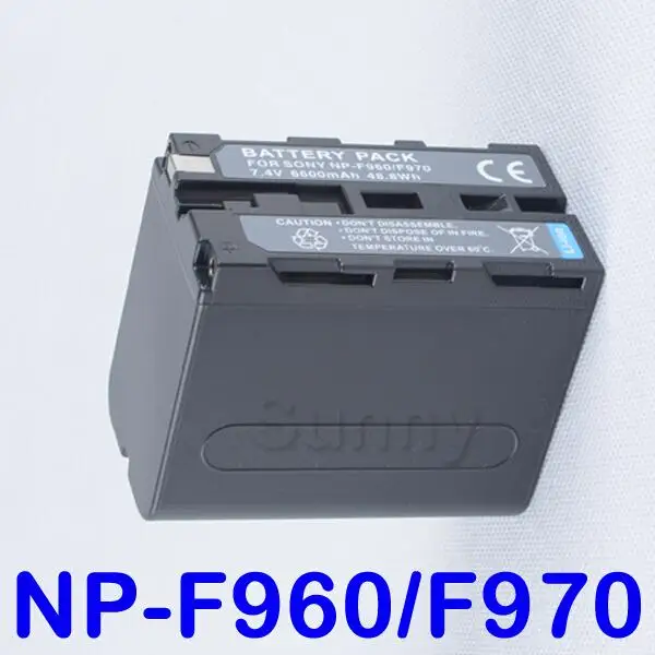 Аккумулятор для Sony NP-F330, NP-F530, NP-F550, NP-F570, NP-F770, NP-F930, NP-F950, NP-F960, NP-F970, NP-F970, B InfoLITHIUM L Series
Аккумулятор для Sony NP-F330, NP-F530, NP-F550, NP-F570, NP-F770, NP-F930, NP-F950, NP-F960, NP-F970, NP-F970, B InfoLITHIUM L Series