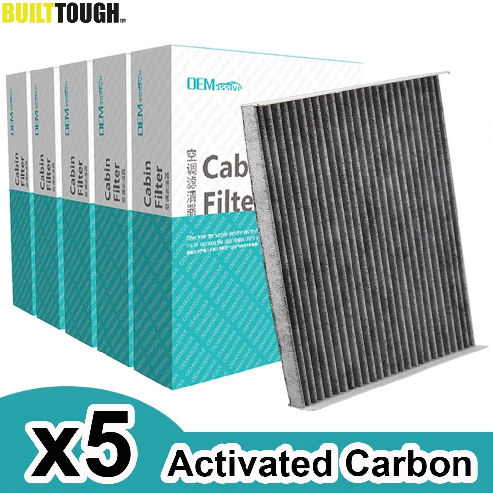 

5x Car Pollen Cabin Air Conditioning Filter Activated Carbon For Ford Fusion Sedan Lincoln MKZ Mercury Milan 2010 2011 2012 2013