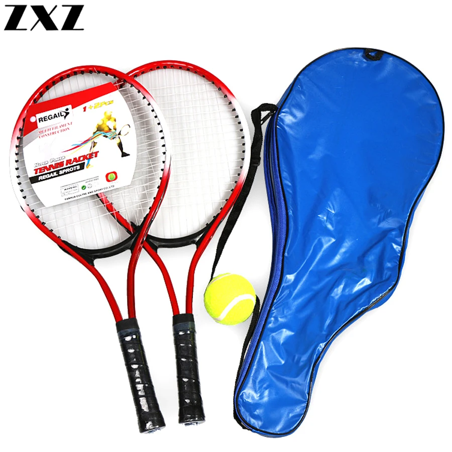 2pcs/set Professional Carbon Big Traning Tennis Racket String Racquets Handle with Tenis Ball and Cover Bag Women Man Children
2pcs/set Professional Carbon Big Traning Tennis Racket String Racquets Handle with Tenis Ball and Cover Bag Women Man Children