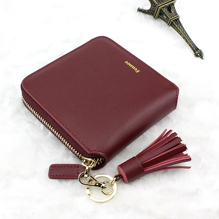 2017 Hot Selling! Luxury Genuine Leather Short Wallet Cowhide Clutch Handbag With Tassel Lady Card Holders Coin Purse
2017 Hot Selling! Luxury Genuine Leather Short Wallet Cowhide Clutch Handbag With Tassel Lady Card Holders Coin Purse