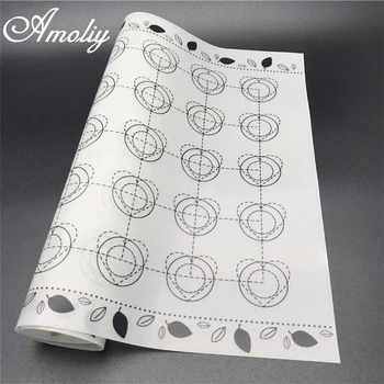 Aomily 40*30cm Silicone Dough Mat Bakeware Macaron 35 Circles Pastry Oven Pasta Tool Baking Sheet Tray Liner Mat Cake Pad 
Aomily 40*30cm Silicone Dough Mat Bakeware Macaron 35 Circles Pastry Oven Pasta Tool Baking Sheet Tray Liner Mat Cake Pad