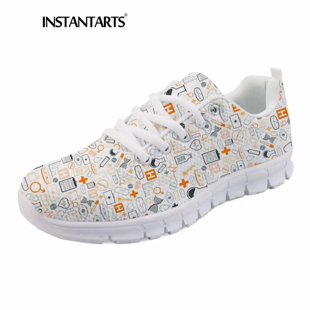 nurse doodle sneakers