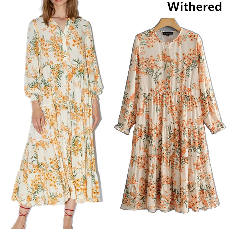 Withered 2019 summer dress women vestidos print floral pleated o-neck mid-calf vestidos de fiesta party dress 2 pieces set 0616
Withered 2019 summer dress women vestidos print floral pleated o-neck mid-calf vestidos de fiesta party dress 2 pieces set 0616