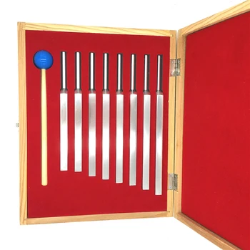 8pcs Durable Silver Tuning Fork Chakra Hammer Ball Diagnostic Tool for Sound Healing Therapy With Wooden Box Musical Instrument
8pcs Durable Silver Tuning Fork Chakra Hammer Ball Diagnostic Tool for Sound Healing Therapy With Wooden Box Musical Instrument