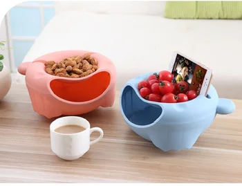 10pc/lot Plastic Creative Storage Box Double Lazy Eat Melon Seeds Plate Fruit Tray Home Trumpet Trash Storage Barrels
10pc/lot Plastic Creative Storage Box Double Lazy Eat Melon Seeds Plate Fruit Tray Home Trumpet Trash Storage Barrels