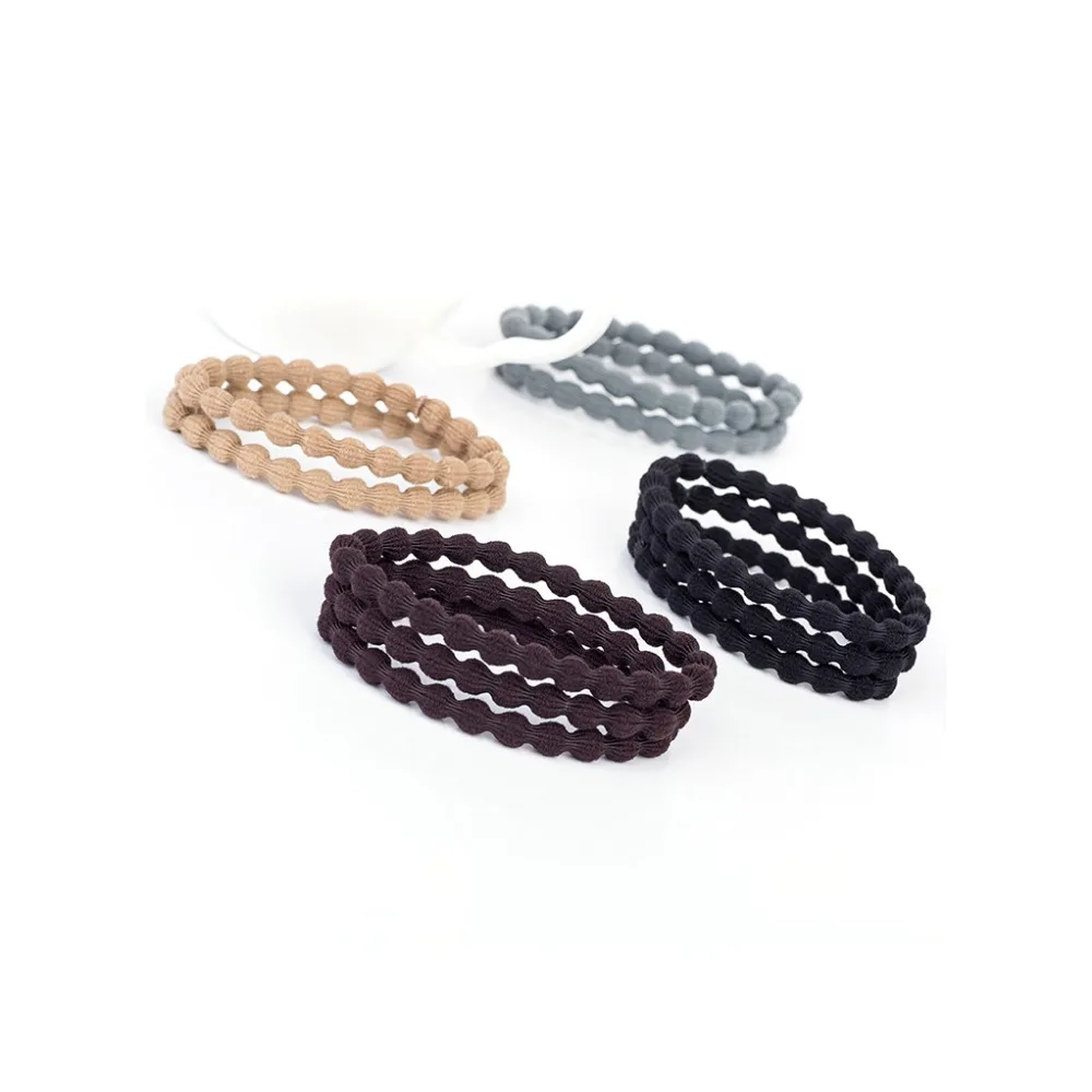 10 шт. пакет Цветные волосы эластичные hairtie резиновая волос кольцо хвост держатель