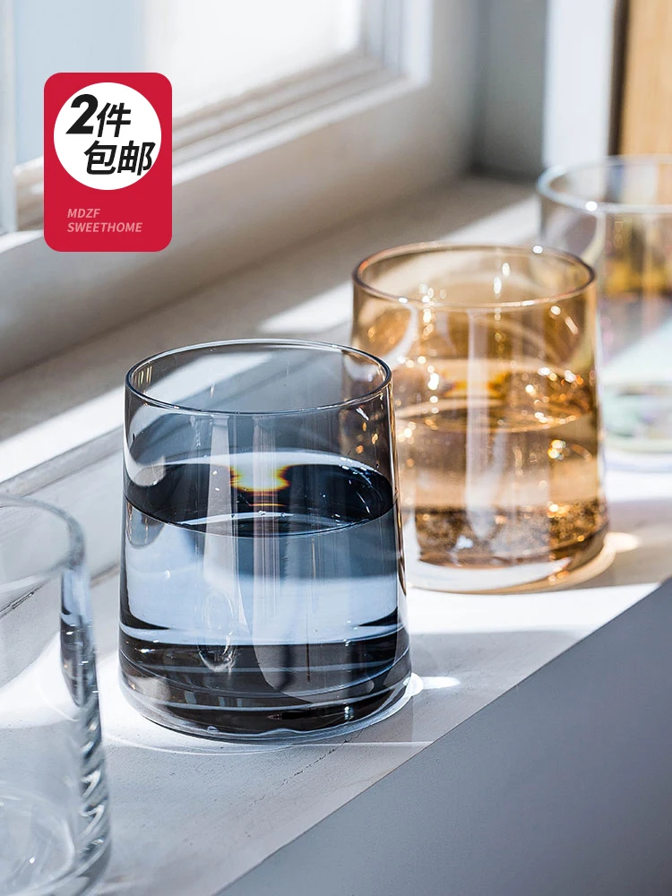 Flesh ion plating glass home whisky glass transparent glass drink juice cup
Flesh ion plating glass home whisky glass transparent glass drink juice cup