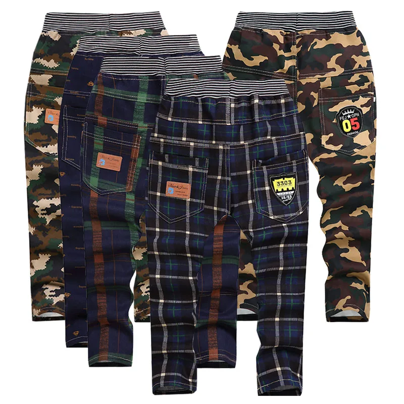 Boy clothes jeans Plaid camouflage casual pants children's single pants baby girl wear Resistant sports clothing children's wear
Boy clothes jeans Plaid camouflage casual pants children's single pants baby girl wear Resistant sports clothing children's wear