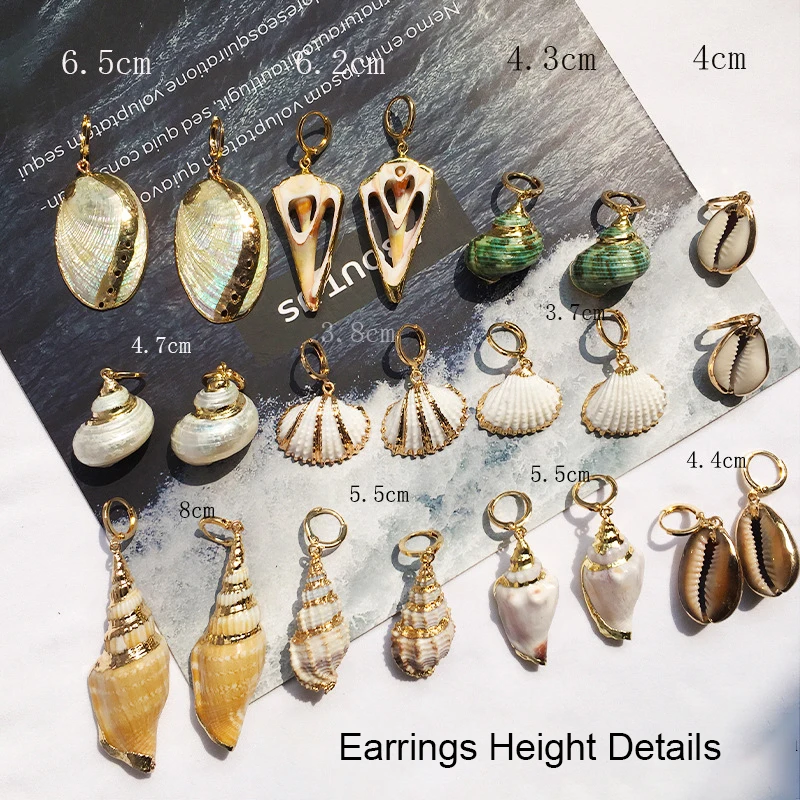 Summer Natural Sea Shell ZA Women Gold Color Metal Shell Conch Earrings Ear Clips Wedding Jewelry Wholesale klipsy na uszykolczy
Summer Natural Sea Shell ZA Women Gold Color Metal Shell Conch Earrings Ear Clips Wedding Jewelry Wholesale klipsy na uszykolczy