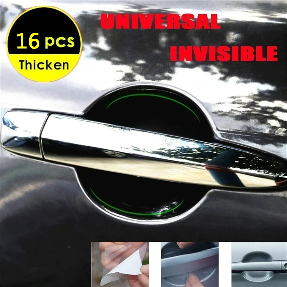 16pcs Universal Invisible Transparent Car Door Handle Protector Films Handle car styling dropshipping
16pcs Universal Invisible Transparent Car Door Handle Protector Films Handle car styling dropshipping