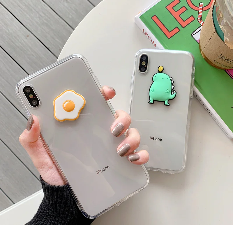 For Transparent Pouch Egg iPhoneX Mobile Shell Apple 8plus/7/XS/MAX/XR Soft Case 6s Simple Small Dinosaur
For Transparent Pouch Egg iPhoneX Mobile Shell Apple 8plus/7/XS/MAX/XR Soft Case 6s Simple Small Dinosaur