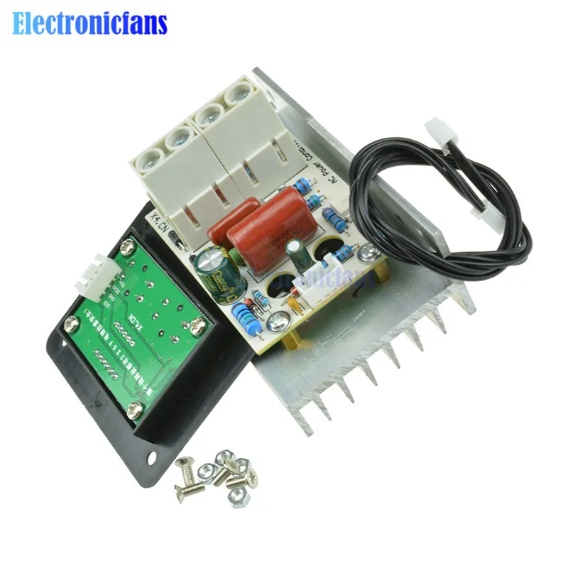 AC 220V 10000W High Power 80A SCR Voltage Regulator Speed Controller Dimming Dimmers Thermostat + Digital Meters
AC 220V 10000W High Power 80A SCR Voltage Regulator Speed Controller Dimming Dimmers Thermostat + Digital Meters