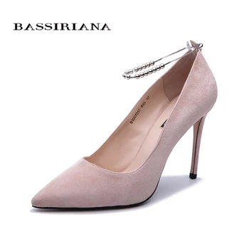BASSIRIANA New 2019 fashion high quality genuine leather pumps shoes woman high heels leathere shoes black pink size 35-40
BASSIRIANA New 2019 fashion high quality genuine leather pumps shoes woman high heels leathere shoes black pink size 35-40