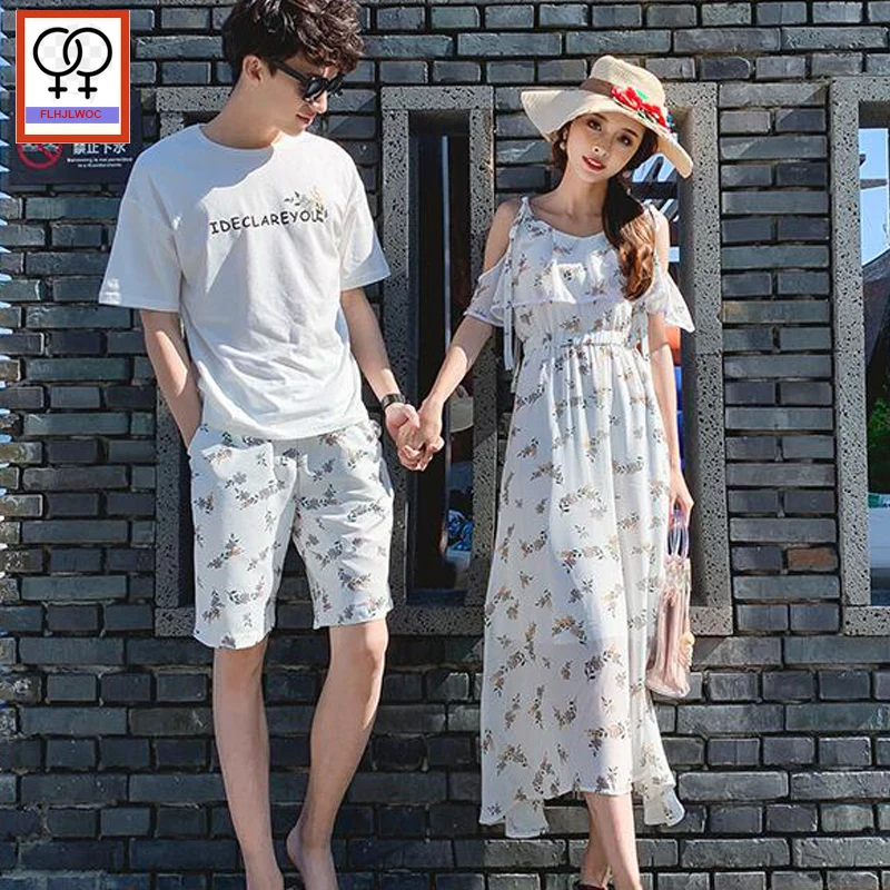 2019 Summer Couple Lovers Matching Couple Clothes Honeymoon Holiday Date Wear Slim Waist A Line Off Shoulder Ruffled Dress Long
2019 Summer Couple Lovers Matching Couple Clothes Honeymoon Holiday Date Wear Slim Waist A Line Off Shoulder Ruffled Dress Long