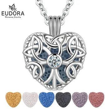Eudora 18mm Lava Necklace Pendant Heart Volcanic Stone Tree Cage Necklace Women Perfume Lava Ball Lucky Choker Jewelry Gift C01
Eudora 18mm Lava Necklace Pendant Heart Volcanic Stone Tree Cage Necklace Women Perfume Lava Ball Lucky Choker Jewelry Gift C01