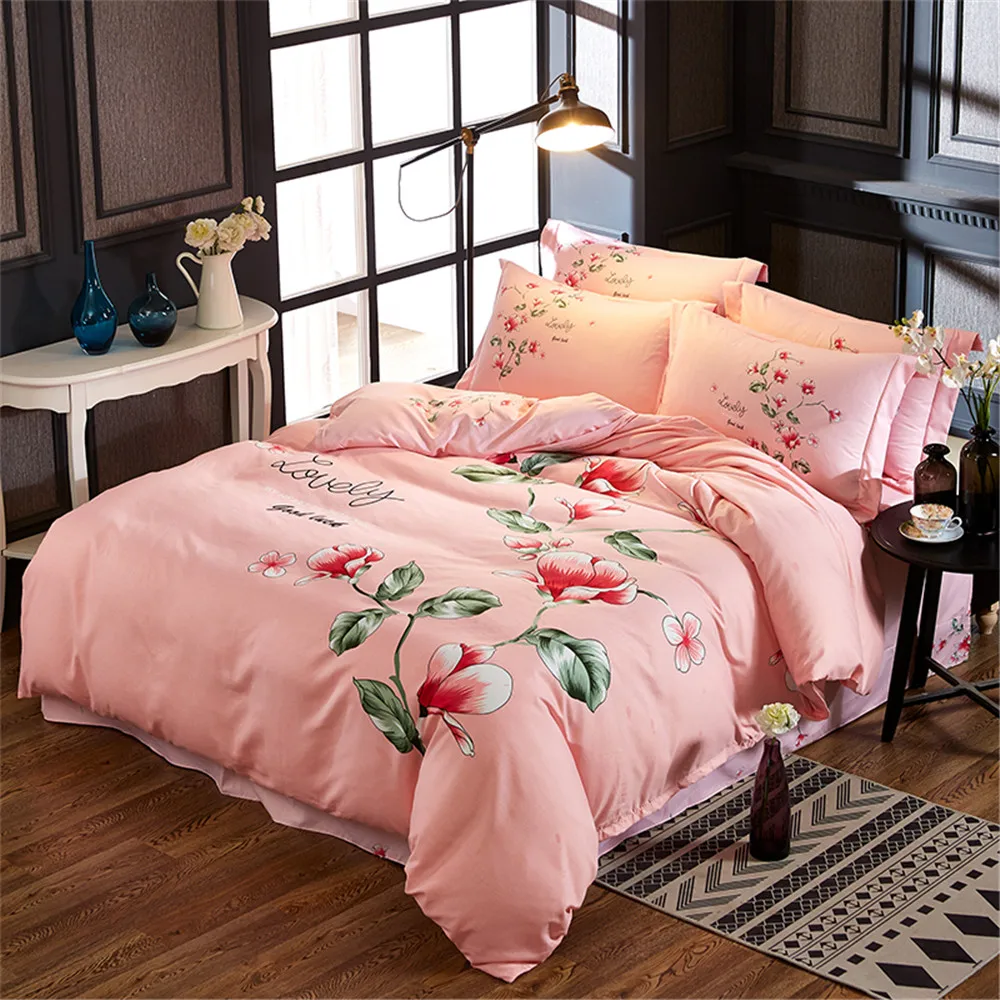 Luxury Palace pink 3D flower smooth cool soft 4pcs bedding set duvet cover set bed sheet pillowcase girl/adult home textile
Luxury Palace pink 3D flower smooth cool soft 4pcs bedding set duvet cover set bed sheet pillowcase girl/adult home textile
