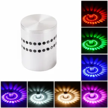 Creative Mini led Wall Light 3W RGB Remote Control Decor Living Room KTV Bar Aluminum Hollow Cylinder AC85-265V led Wall Lamps
Creative Mini led Wall Light 3W RGB Remote Control Decor Living Room KTV Bar Aluminum Hollow Cylinder AC85-265V led Wall Lamps