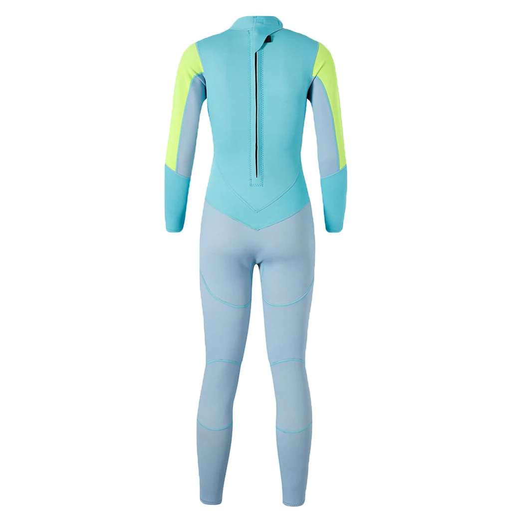 Premium 3mm Thick Neoprene Women Full Wetsuit Surfing Scuba Diving Snorkeling Swimming Suit Surfing Snorkeling Canoeing Sailing